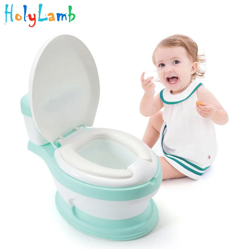 Baby-potte, toilet bowl uddannelse pan toiletsæde til børn pot børn bedpan bærbare urinal behageligt ryglæn tegnefilm søde pot 2