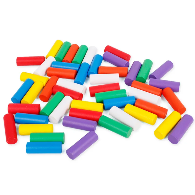 Montessori Materialer, Træ-Legetøj Pædagogiske Spil Cylinder Socket Blokke Træ-Matematik Legetøj, Som Børn Tidlig Pædagogisk Legetøj Gaver 2