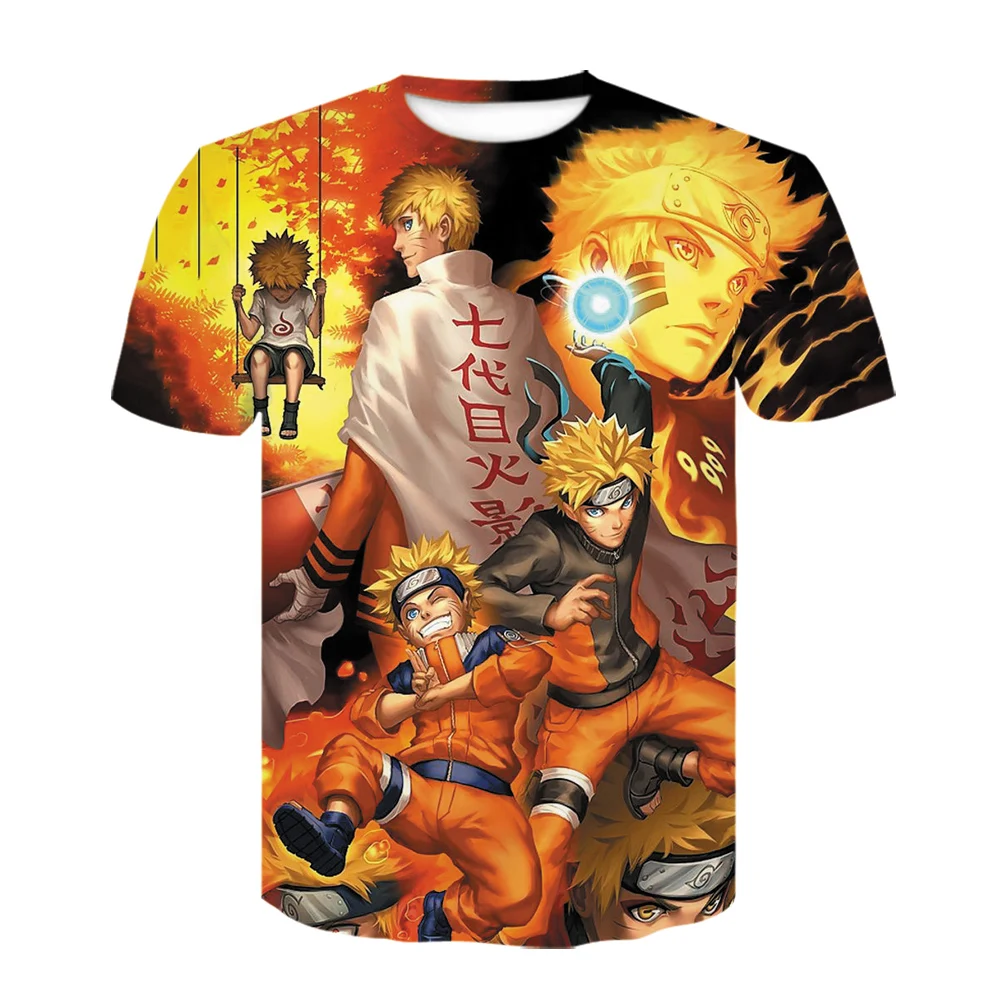 2020 Mode Mænds T-shirt Naruto Mænd er Kvinder er 3D-T-shirt Naruto Cosplay Sweatshirt Naruto Action Figur T-shirt, Mænds Top 2
