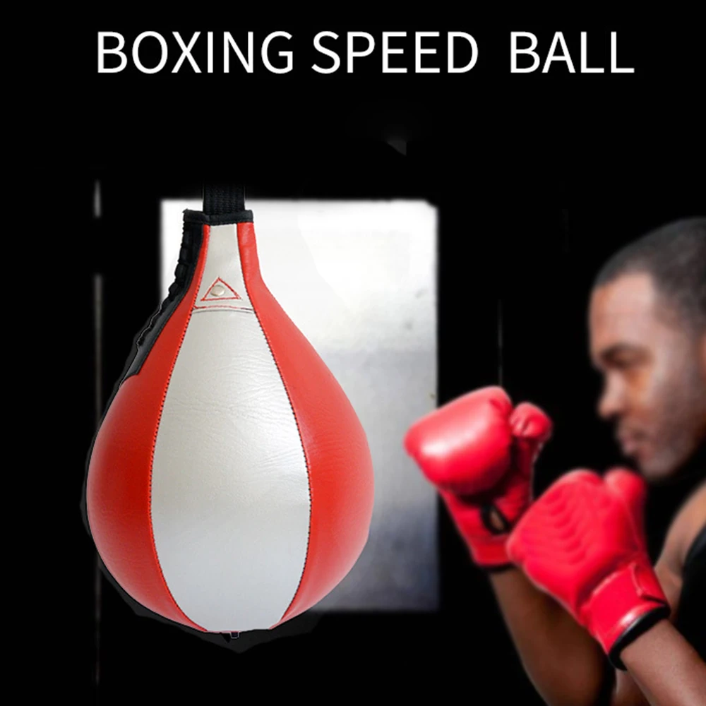Punching Ball, Oppustelige Boksning PU Pære Muay Thai Punch Drejelig Punch Bag Stansning Motion Speed Bag Punch Fitness Bold Træning 2
