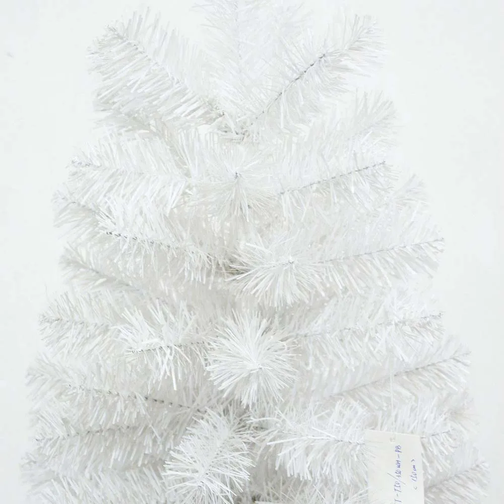 Juletræ julepynt familie fest dekoration hvid krypteret hvid træ tyk 2020 juledekoration 2