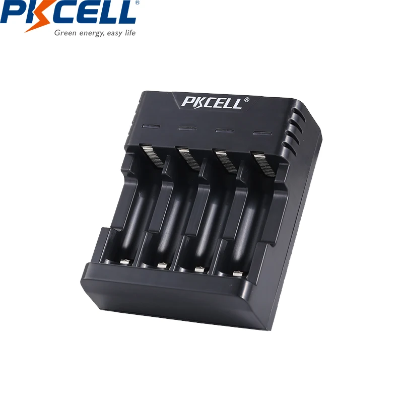 1STK PKCELL4 slots smart USB Batteri Oplader til AA, AAA, NIMH/NICD Genopladelige Batteri med LED-indikator intelligent oplader 2