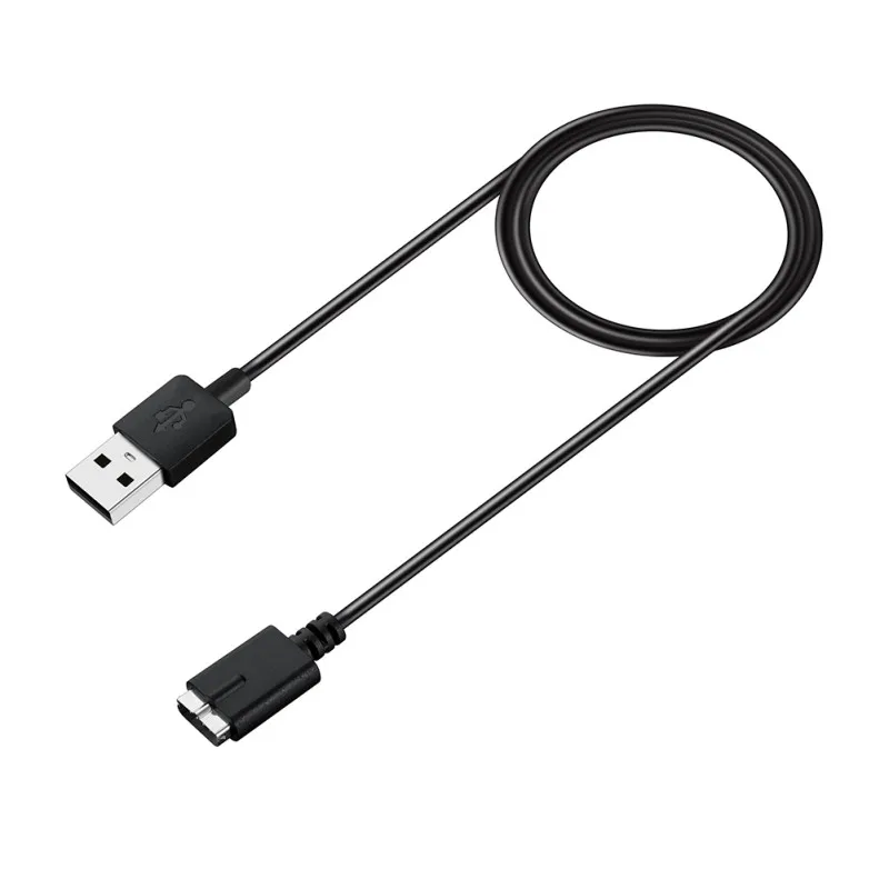 Sort 1M USB Opladning Kabel Ledning Hurtig Oplader Linje For Polar M430 GPS løbeur 2