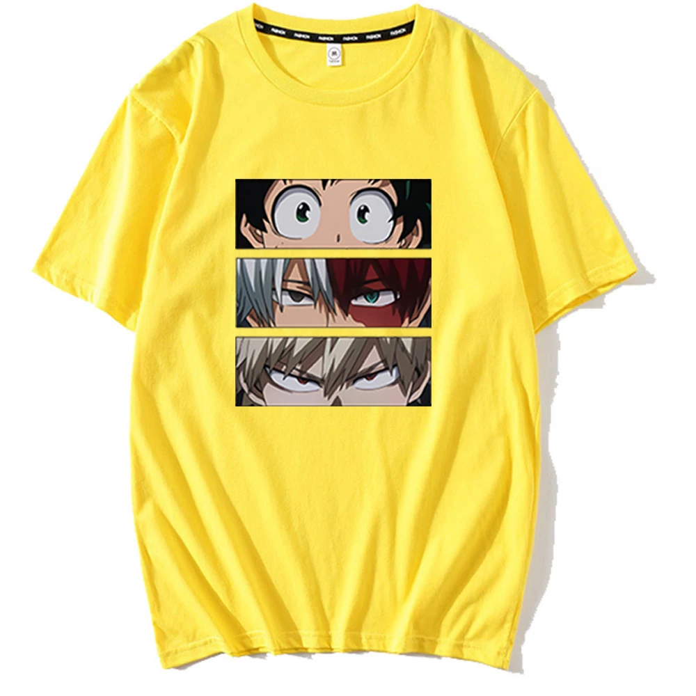 Min Helt den Akademiske verden Animationsfilm Herre T-Shirt Japansk Mænds kortærmet Tshirt animationsfilm Trykt t-Shirt Toppe til Mænd Camiseta Masculina 2