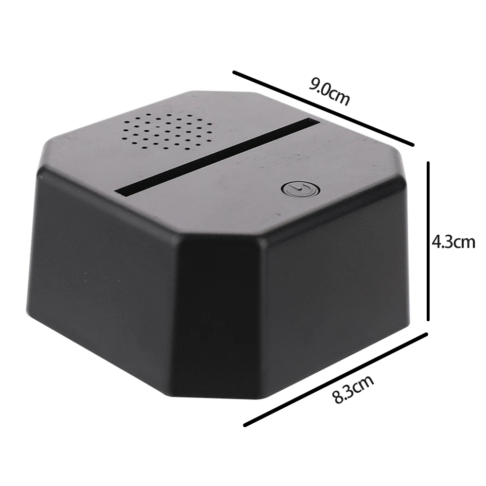 Sort USB-Kabel Fjernbetjening Med Bluetooth-Night Light Touch Skifte Akryl 3D Led Nat Lampe Samlet Base til Hjemmet Indretning 2