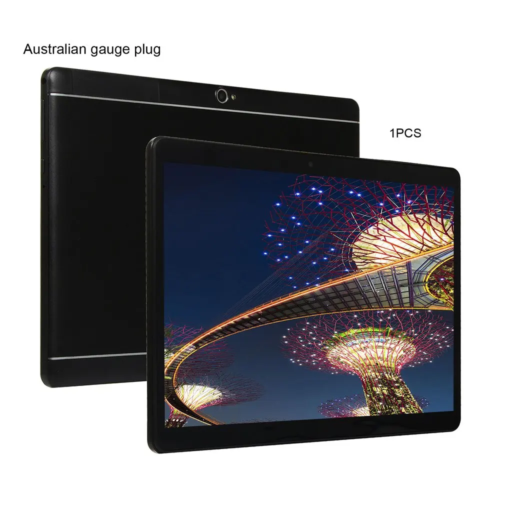 KT107 rundt hul tablet Nand Flash 64 GB10.1 Tommers HD-tv med Stor Skærm TIL Android Version 8.10 Bærbare Tablet 8G+64G Sort Tablet 2