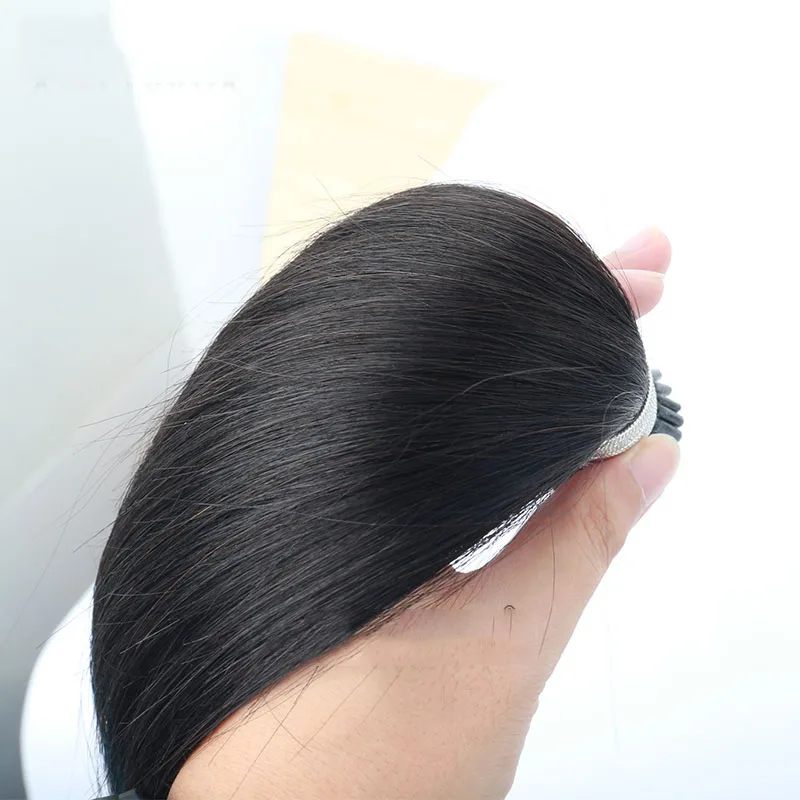 Knoglen Med Det Jeg Tip Microlinks Hair Extenstions Menneskehår Bulk Rå Jomfru Hår, Jeg Tip Microlinks Hair Extensions Til Kvinder Cara 2