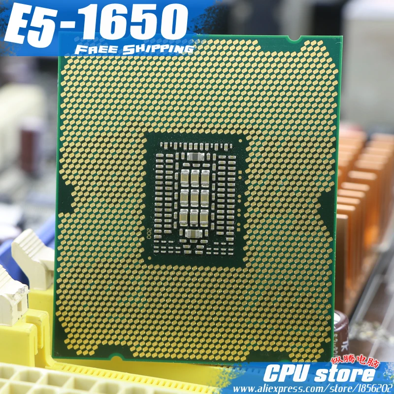 Intel Xeon E5-1650 3.2 GHz 6 Core 10 mb Cache, Socket 2011 CPU Processor SR0KZ e5-1650 Seks-Kerne (arbejder Gratis Fragt) 2