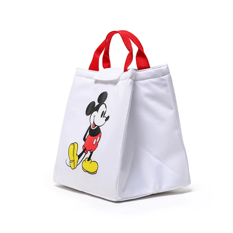 Nye Disney Mickey tegnefilm søde madpakken stor kapacitet aluminium folie isolering bag picnic lunch box frokost taske 2