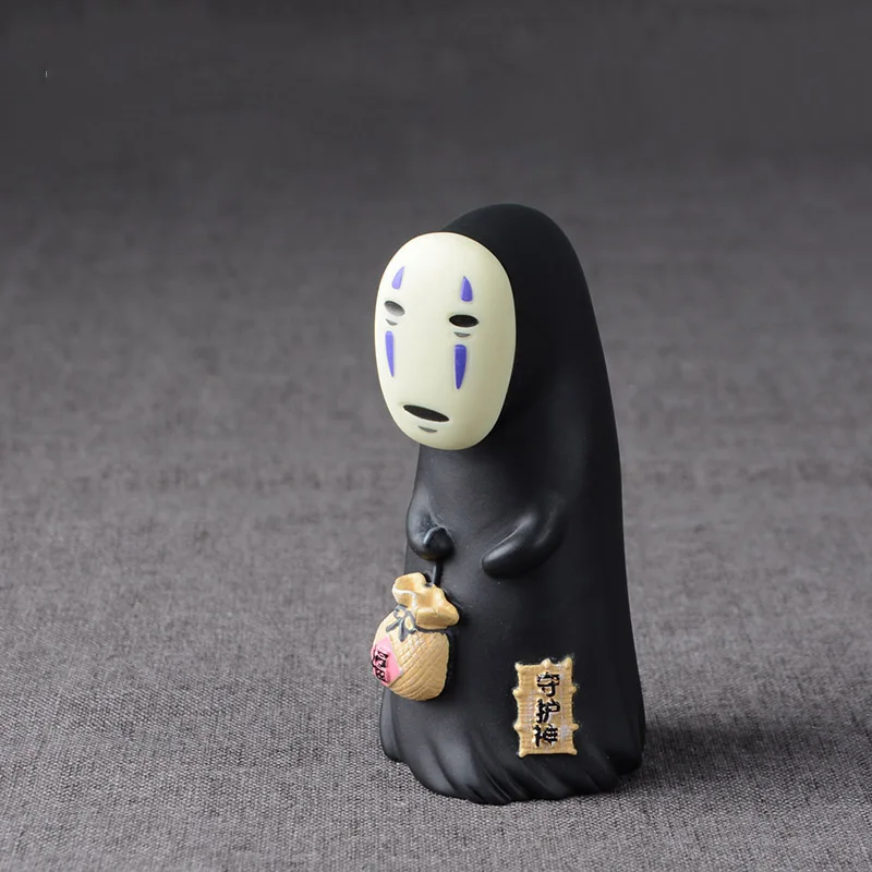 Studio Ghibli Engageret Væk Ikke Ansigt Mand Vinyl Action Figur Miyazaki Hayao Animationsfilm Kaonashi Model 8cm Dekoration Dukke Kids Legetøj 2