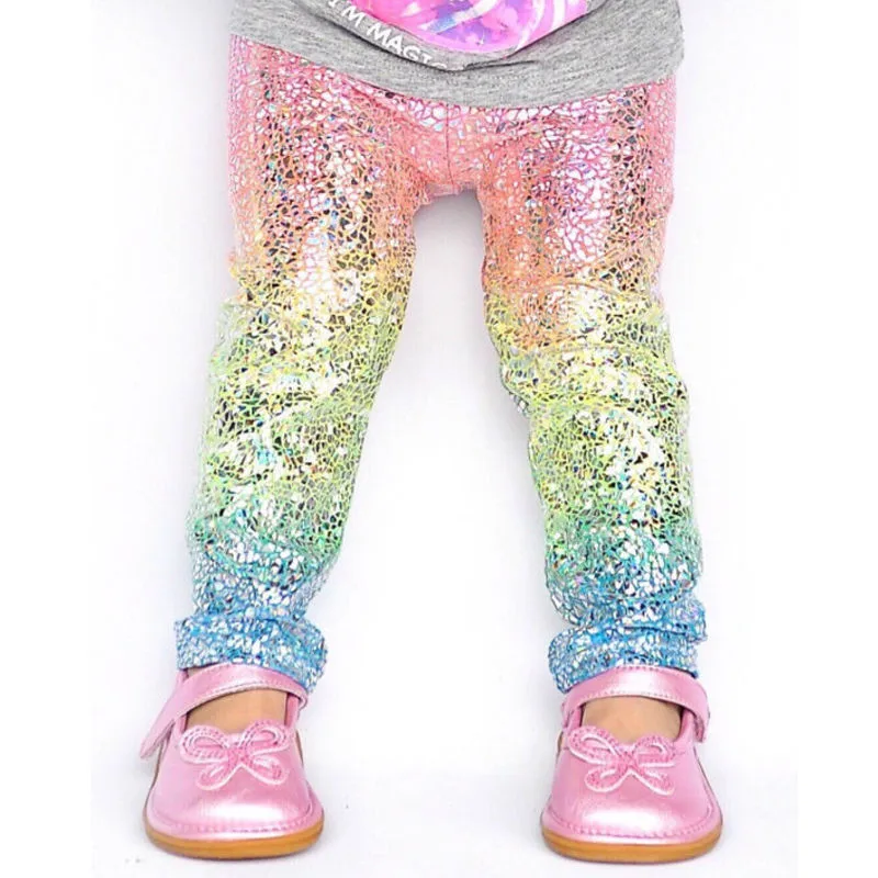 Kids Baby Pige Tøj Farverige, Stilfulde Paillet Leggings Til Baby Pige Børn Kostume Til Børn 2-6 år 2