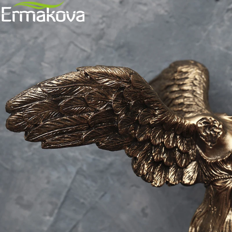 ERMAKOVA 10 Tommer The Winged Victory Statue Figur Replica Gudinde for Sejr Skulptur Hjem Dekoration Gave 2