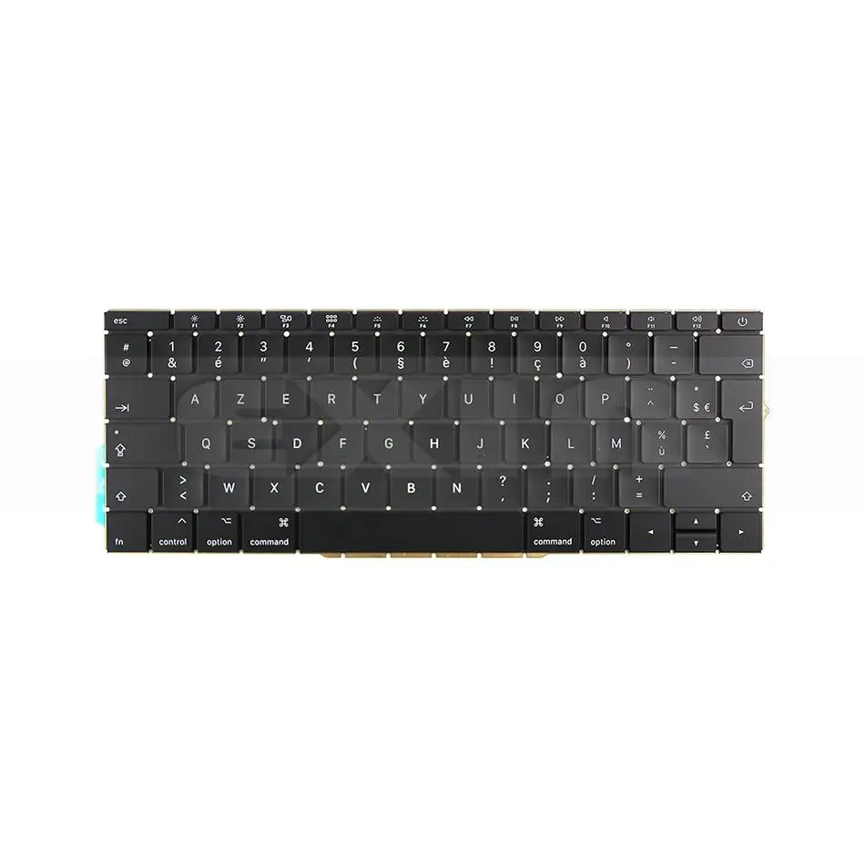Original Ny Bærbar A1708 Azerty Layout FR Tastatur med Baggrundsbelysning for Macbook Pro Retina 13