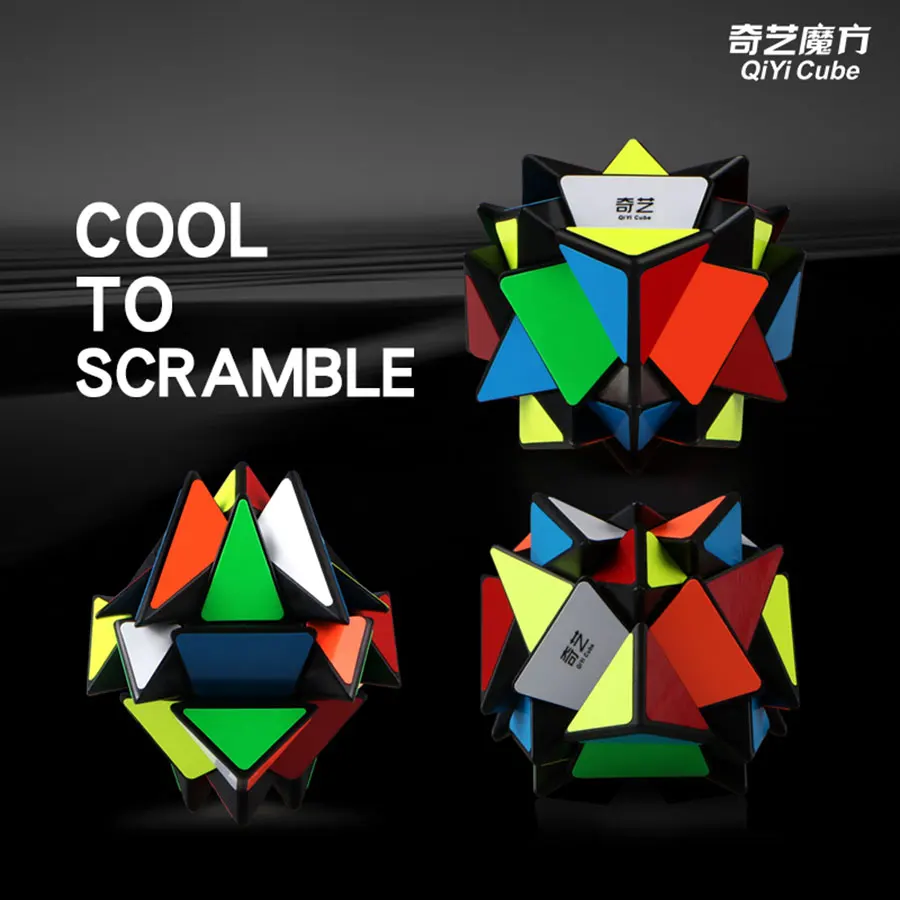 Magic cube puslespil QiYi 3x3x3-Aksen cube KingKong JinGang professionelle super speed cube pædagogisk twist visdom legetøj spil gave z 2