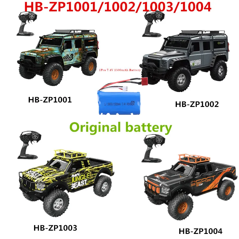 Original Acessories Til HB-ZP1001 RC Bil 7.4 V 1500mAh Batteri HB-ZP1001 HB-ZP1002 HB-ZP1003 HB-ZP1004 Biler Reservedele 2