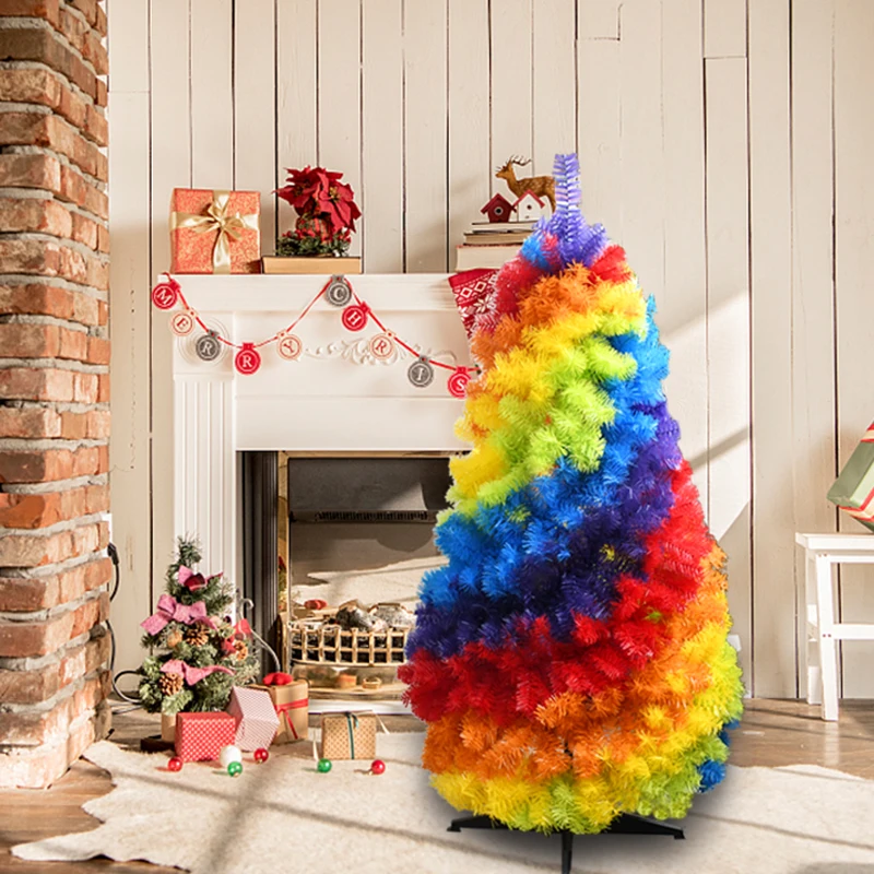 Lige Love Rainbow juletræ Sammenklappelig Dekoration PVC Rainbow juletræ 1,2 M Hogard 2