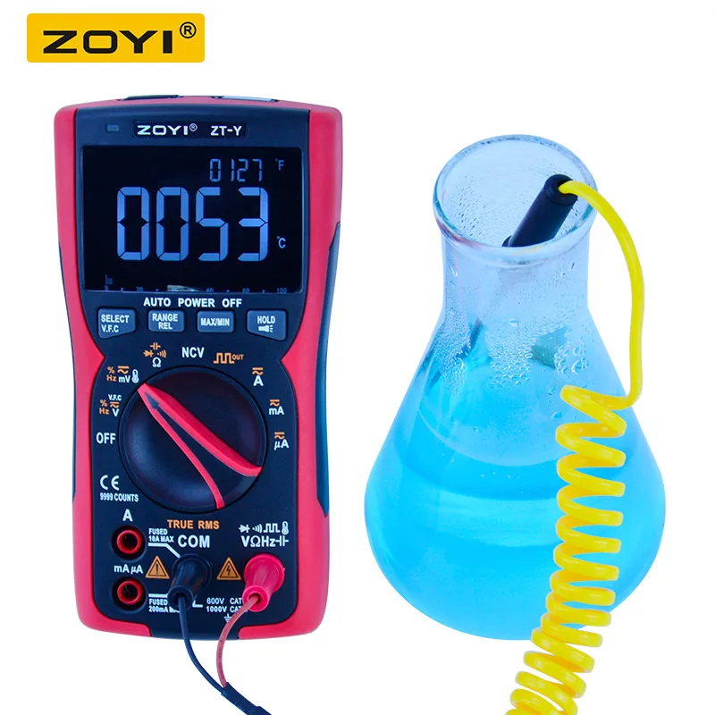 ZOYI ZT-Y Digital Multimeter med Høj præcision Auto Range NCV Multimetro VFC Micro Aktuelle Spænding Tester LCR Tester thermodetector 2