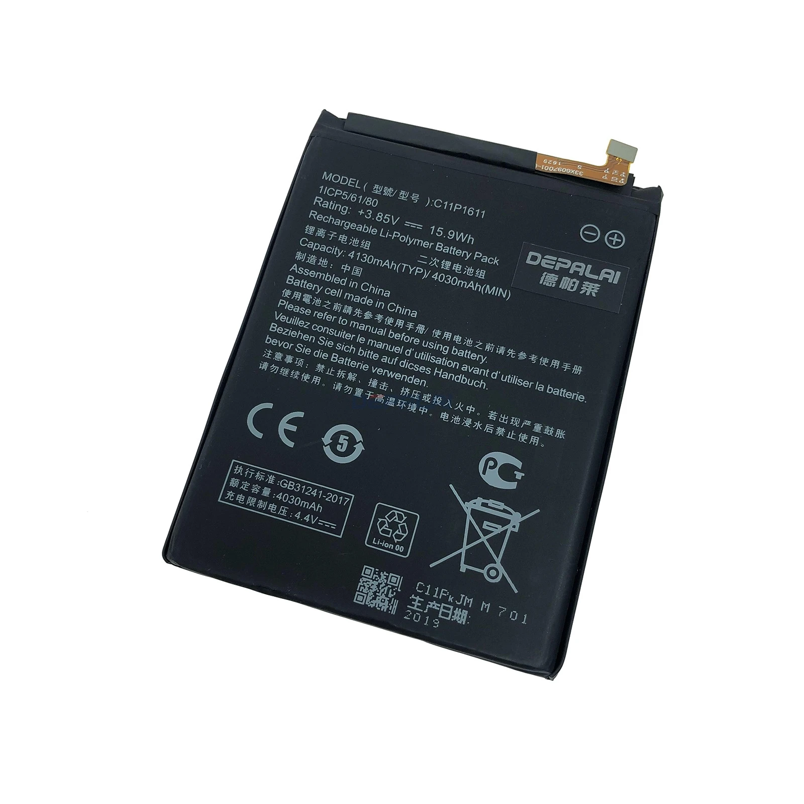 Batteri Til ASUS Zenfone 3 Max Z3 Antal ZC520TL X008DB 3 X008 X008D Z01B Høj Kapacitet C11P1611 4130mAh 2