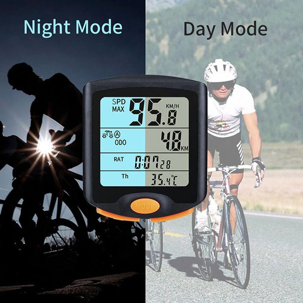 Cykel-Kode Tabel Automatisk 1,8 tommer LCD-Skærm, Vandtæt Computer Speedometer Trådløse Udendørs Cykling Cykel GPS-Tilbehør 2