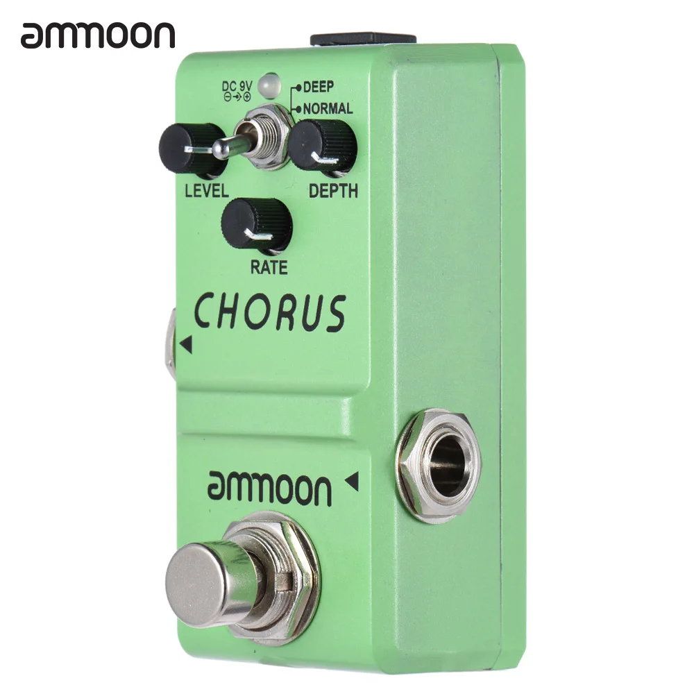 Ammoon Chorus Guitar-Pedal Nano Serie Guitar-Effekt-Pedal Analog Kor True Bypass-Aluminium Krop 2