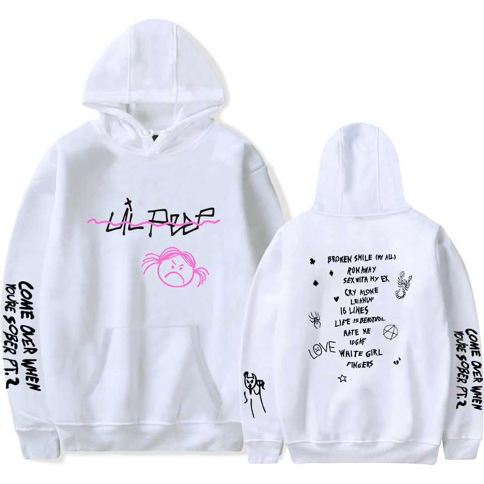 2020 Nye Lil Peep Hellboy Hættetrøjer Mænd/kvinder Mode Hooded Sweatshirts Lil Peep Fans Harajuku Hip Hop Streetwear Tøj 4XL Mænd 2