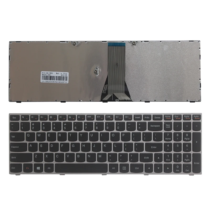 Ny amerikansk tastatur til Lenovo B50-70 B50-80 Z50-70 Z50-70A Z50-75 Z50-80E E50-70 E50-80 B51 B51-30 B71 G51 OS laptop tastatur 2