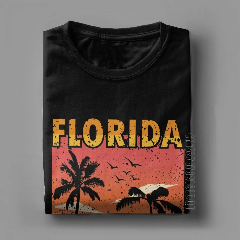 Mænd Florida Ringer, Og Jeg Skal Gå T-Shirt Med Vintage Strand Sommer Vintage O Hals Mandlige Tshirt Toppe Bomuld Tee T-Shirts 2