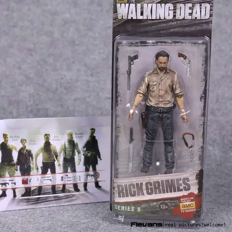 AMC TV-Serien The Walking Dead Abraham Ford Bungee Walker Rick Grimes Guvernør Michonne PVC-Action Figur Model Toy 7 Stilarter 2