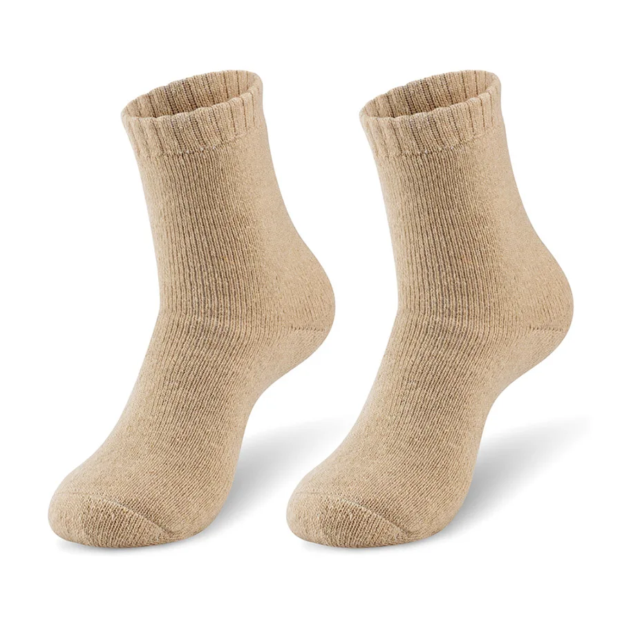 Mænd uld sokker Vinter super varm frotté sokker TYKKE sokker solid farve mand sokker VKMONY 2