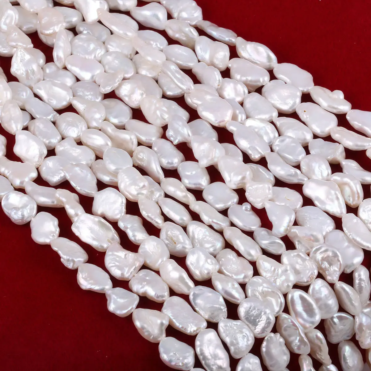 Engros Naturlige Ferskvands Perle-Perler i Høj Kvalitet Punch Løse Perler til gør det selv-Kvinder Elegant Halskæde Armbånd Smykker at Gøre 2