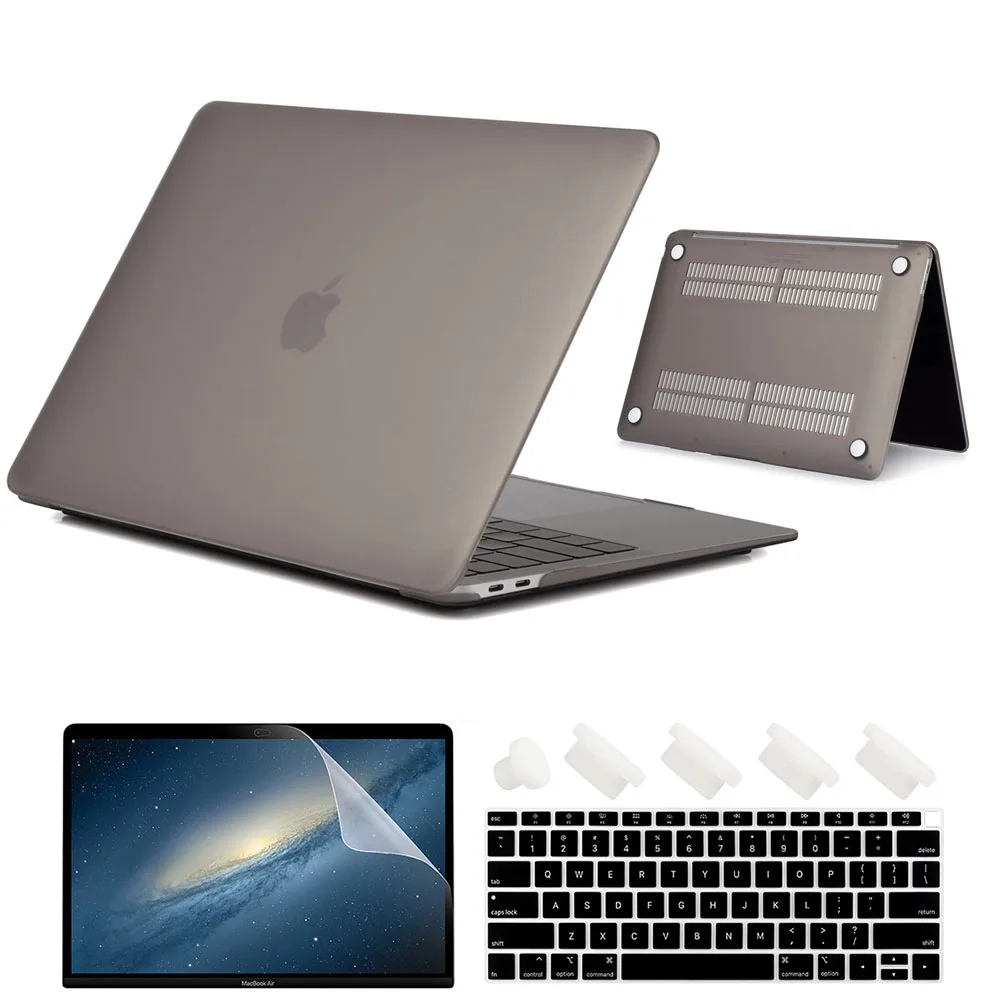 Crystal Plast Hard Case Cover til MacBook Pro 2017 2018 2019 Pro Retina 13 15 Tommer A1706/A1707 Touch Bar Nye Air13 A1932 A2179 2