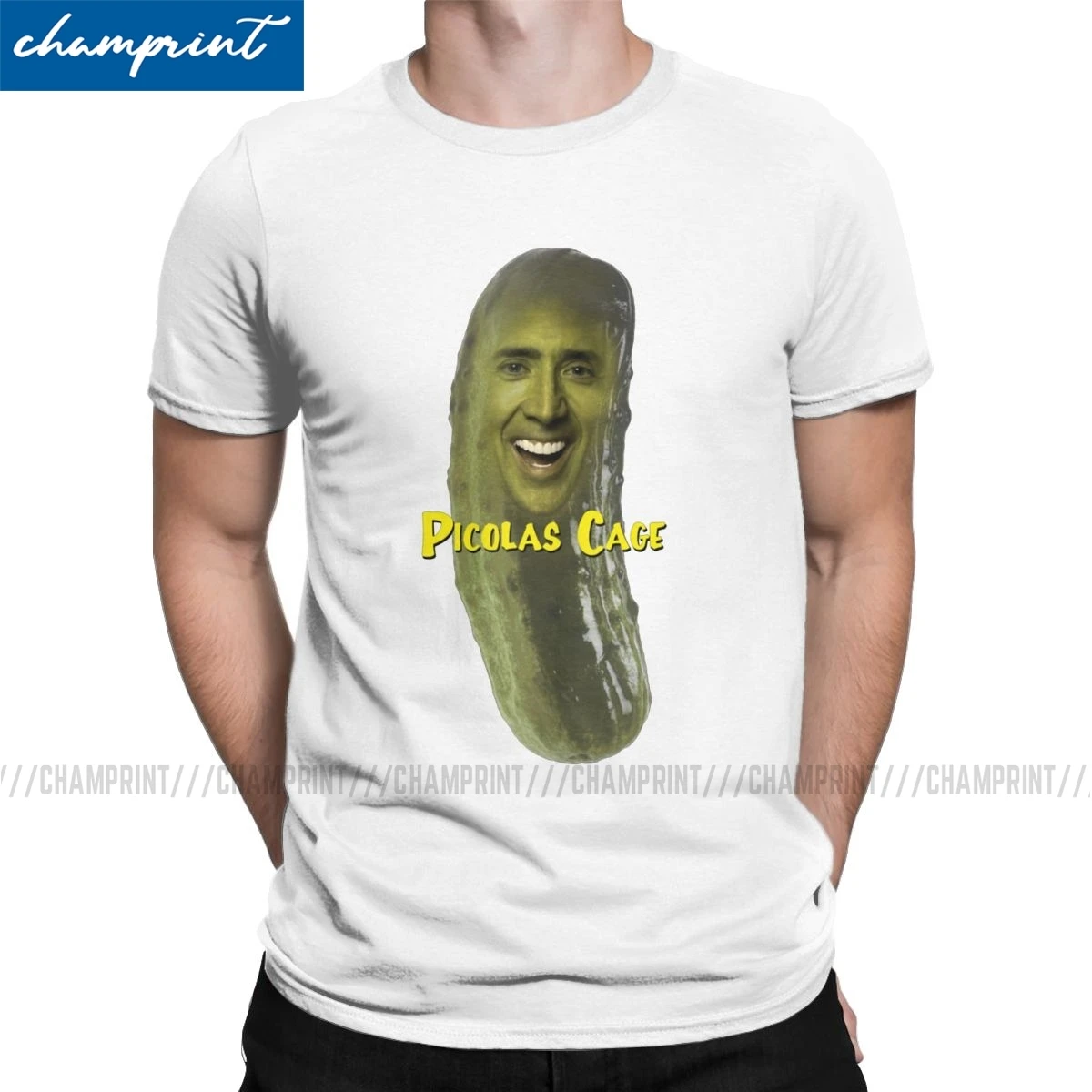 Picolas Bur Mænd er T-Shirts Nicolas Cage Sjove Meme Awesome t-Shirt kortærmet T-Shirt i Ren Bomuld Grafisk Trykt Toppe 2