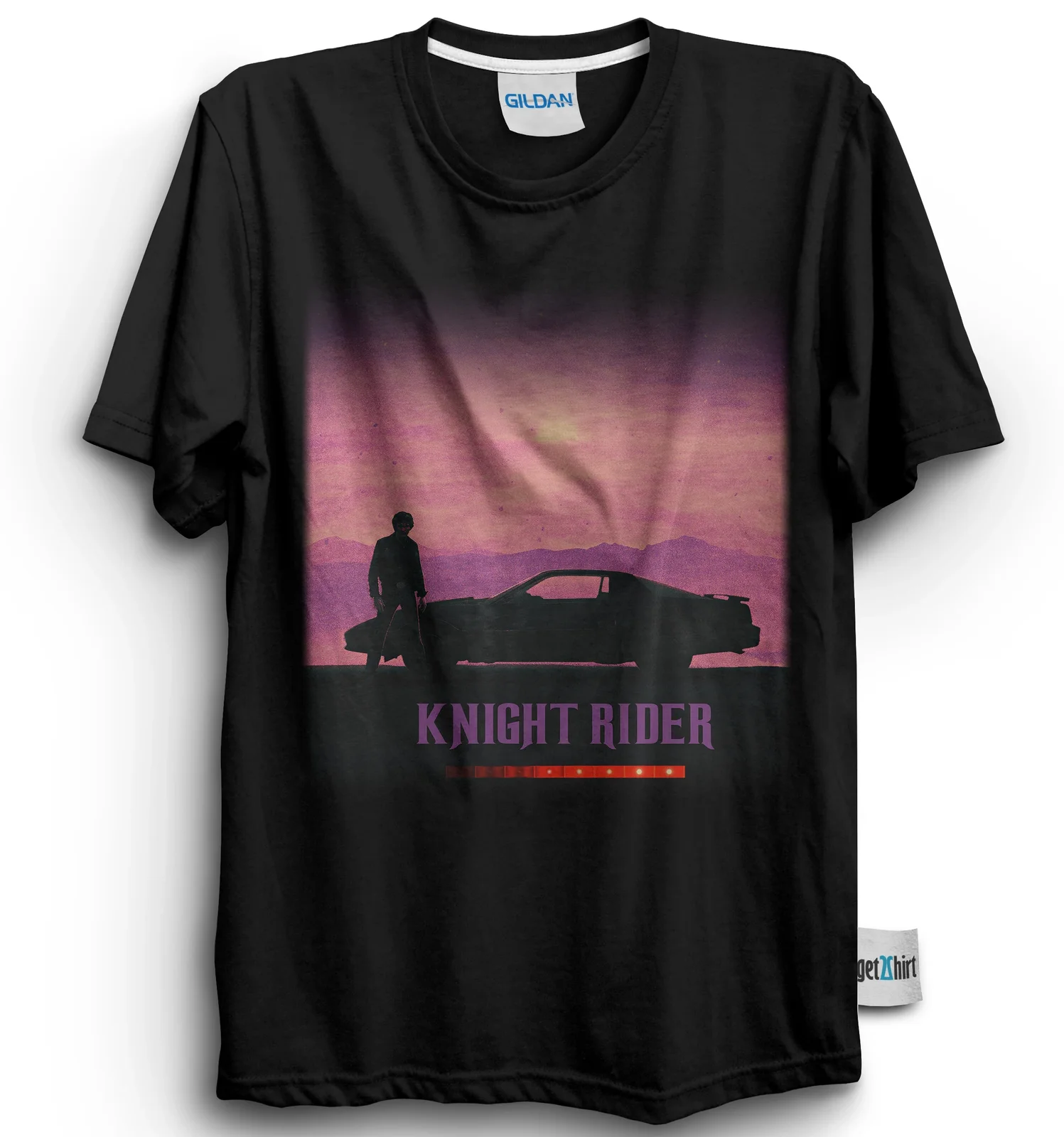 Sjældne Vintage Knight Rider Kitt Shirt Hasselhoff 80'ER Retro Tv T-Shirt Usa Størrelsen 2