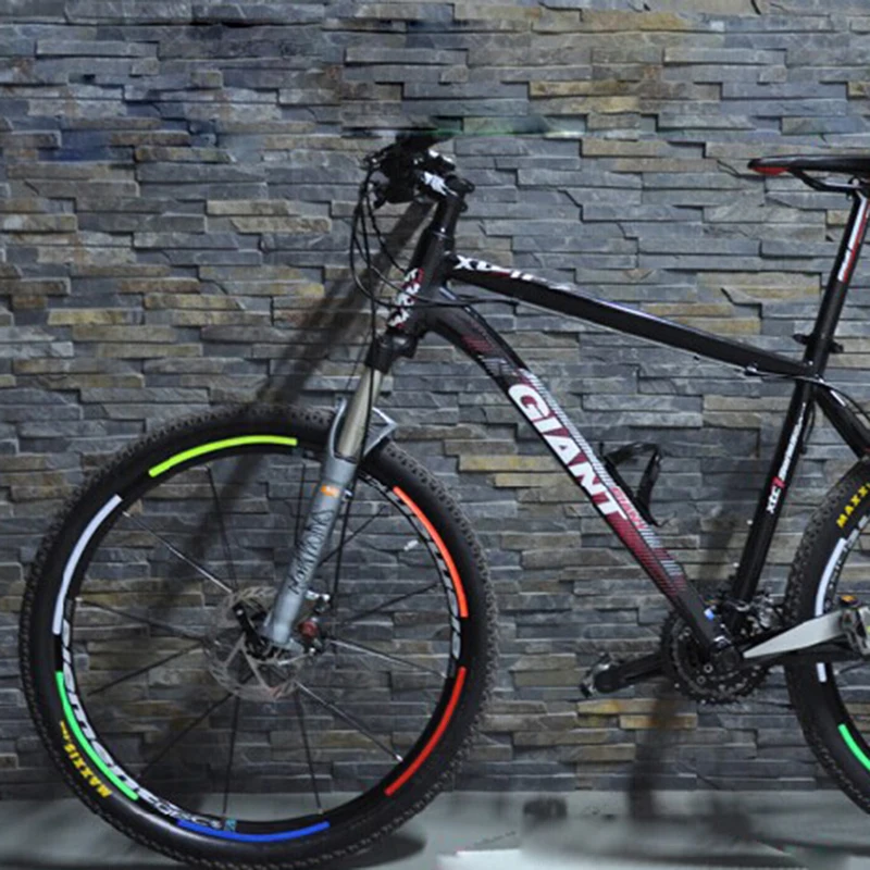 ROCKBROS DIY Reflekterende Fluorescerende Fixed Gear Cykel Cykel Bicicletas Cykling Shox Rem-Cyklus Fælgen Klistermærker, Mærkater 7pcs 2