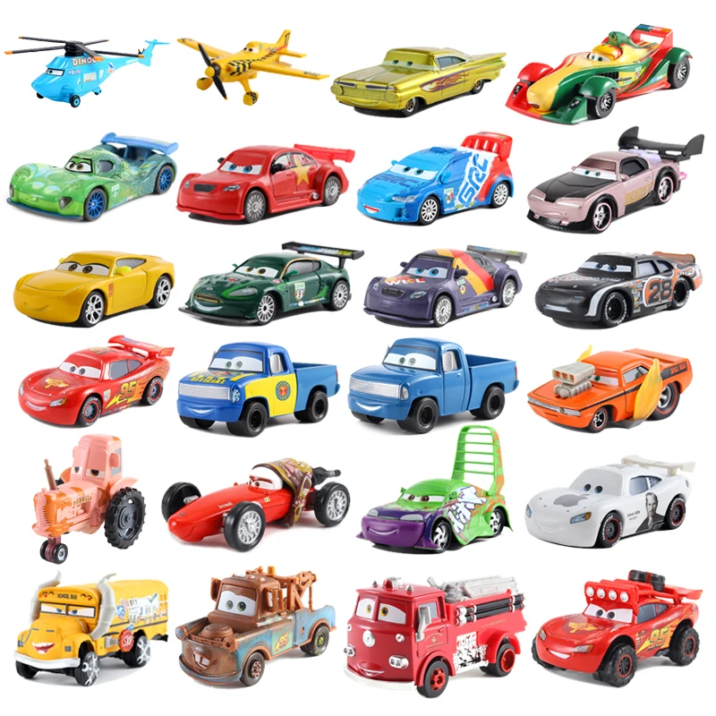 Disney Pixar Bil 3/2 McQueen Mater Jackson Storm Ramirez 1:55 Trykstøbning Bil Metal Legering Model Toy Bil Fødsel Gave 2