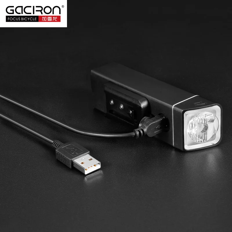 Gaciron V9F-600 Cykel Forlygte USB Oplade det Interne Batteri XGP3 LED Dagslys Tone Cykel Lys Lommelygte Torch Lanterne 2