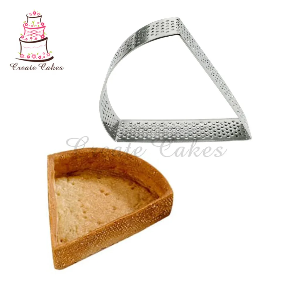 Fan-Formet Rustfrit Stål Mousse Ring Kage form for Bagning Sød DIY Køkken Bage Kager Værktøjer Tærte Ring Quiche 2