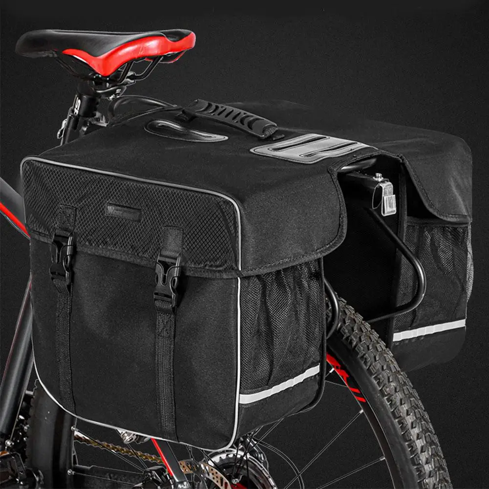 MTB cykel kuffert, taske,Cykel bageste rack plads bæreposer,Stor kapacitet cykling hale sadel taske dobbelt cykeltasker sag 2