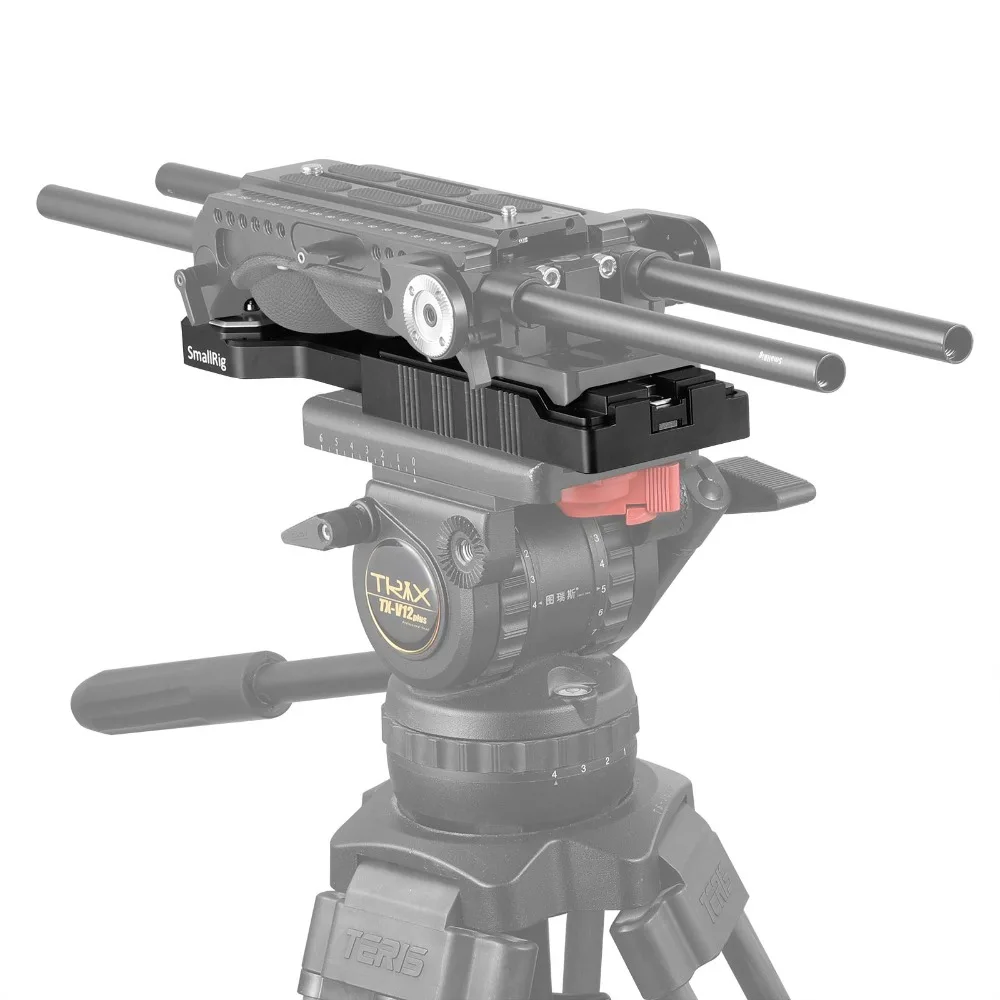 Smallrig VCT-14 Quick Release Stativ Plade Med 1/4 3/8 Gevind Huller til Kamera, Videokamera 2169 2