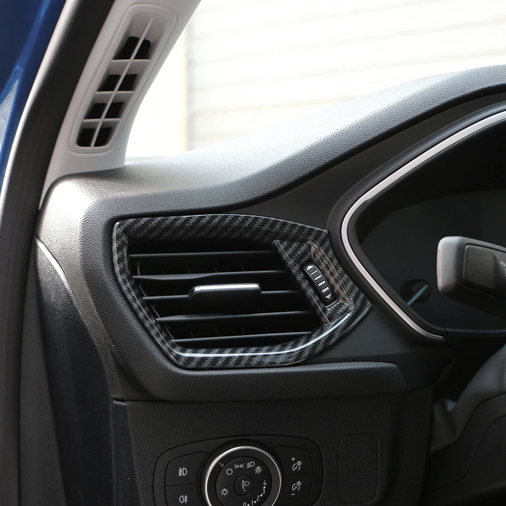 Xburstcar Auto Styling til Ford Focus 2019 2020 2Pcs/Set A/C Bil Foran Air Condition Stikkontakten, Vent Frame Cover Trim Tilbehør 2