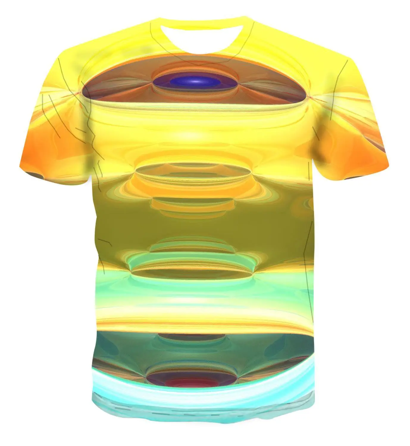 2020 nye 3D sommer T-shirt mænd og kvinder anime print T-shirt til mænd og kvinder psykedelisk afslappet hypnotisk T-shirt street skydning 2
