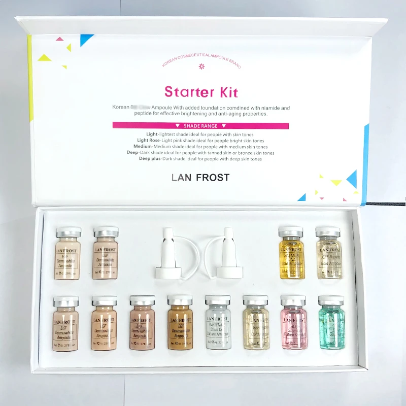 12pcs Korea Stayve BB Cream Glød Starter Kit MesoWhite Brightening Serum Til Blegning af Acne Anti-Aging Dr. pen Maskine Behandling 2