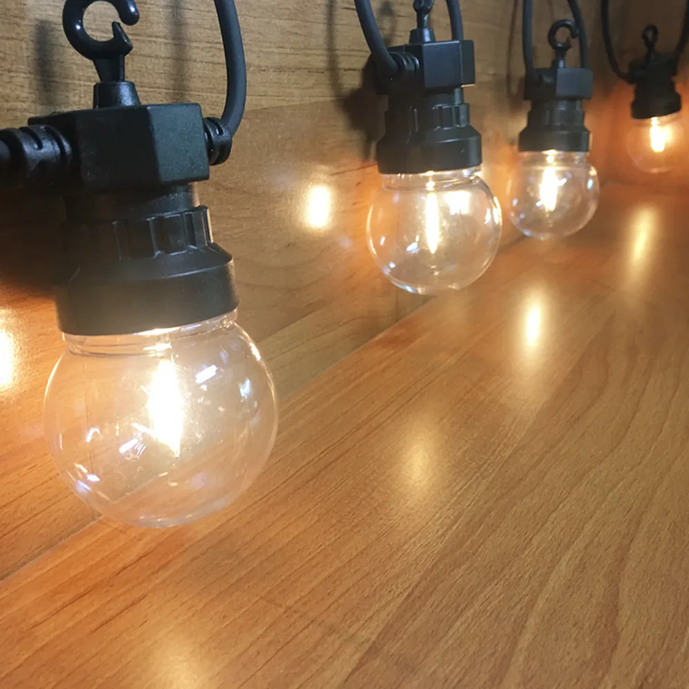 VNL IP65 G50 Klar LED Globe Fastoon String Lys Glødelampe Udendørs Lys Streng Til at Have Ferie Bryllup julefrokost 2