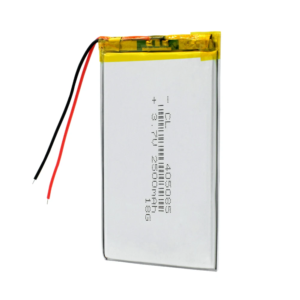3,7 V 2500mAh Li-polymer Batteri 405085 Til MP4 MP5 DVD-GPS Kamera Lipo li-ion Li Lithium-polymer Batteri Udskiftning af Batteri 2