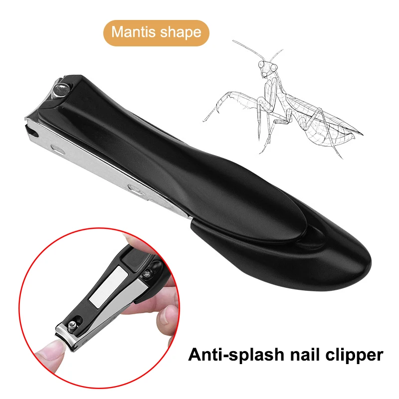 Mantis-Form Anti-splash negleklipper Rustfrit Stål Negl Clippers MH88 2