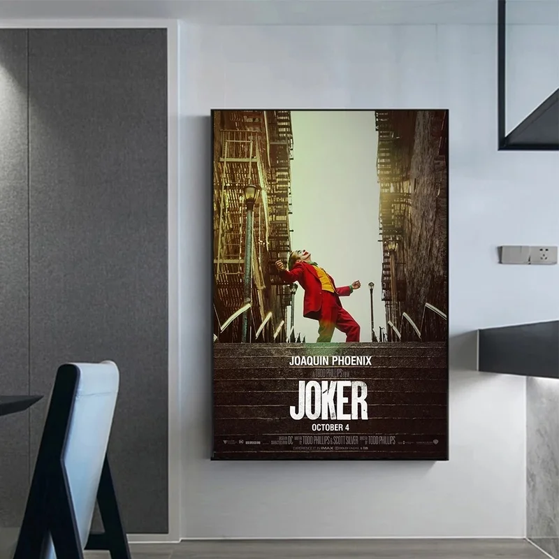 Wall Art Canvas Print Figur Maleri Joker Plakat Billede Til Stuen Home Decor Uden Ramme 2
