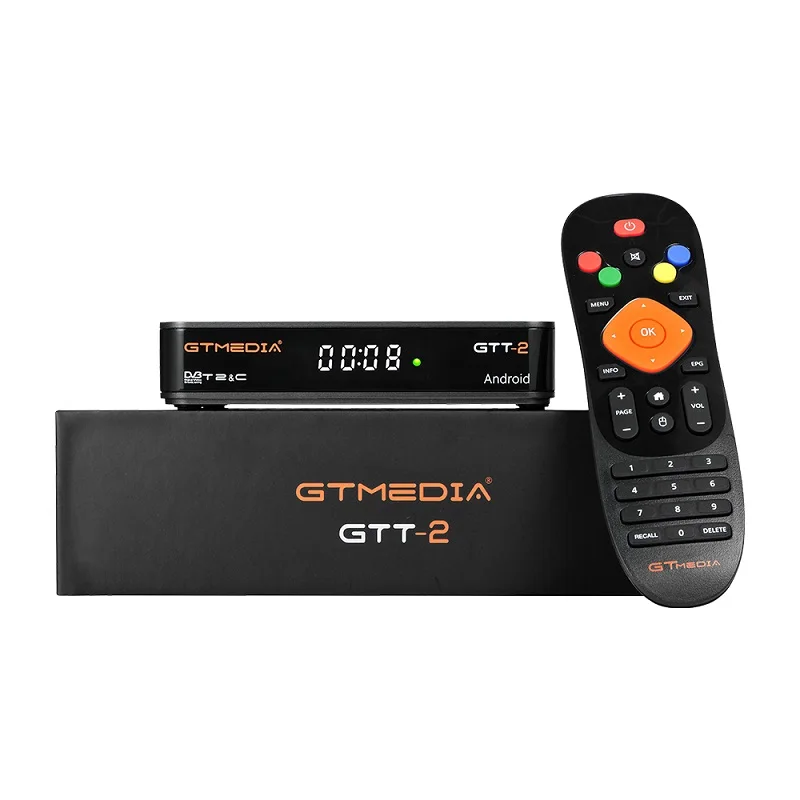 GTMEDIA GTT2 Smart TV-Boks DVB-T2/C 2g+8g 1080p android 6.0 Amlogic S905D 4K H. 265 Indbygget Wifi 2,4 G IPTV-Sep-Top Boks 2