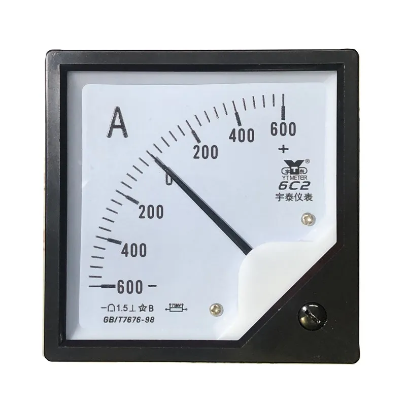 DC +-30A -30A-0-30A 50A Analog Panel Amperemeter AMP Ampere Nuværende Meter Måle 6C2 Amperimetro Amperemeter 2