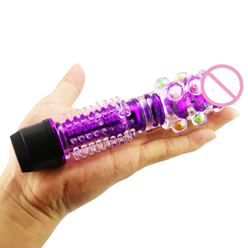 Partikler Dildo Vibrator G Spot Klitoris Stimulator Fisse Massageapparat Voksne Produkt Sex Legetøj til Kvinder, Kvindelige Masturbator Sex Shop 2