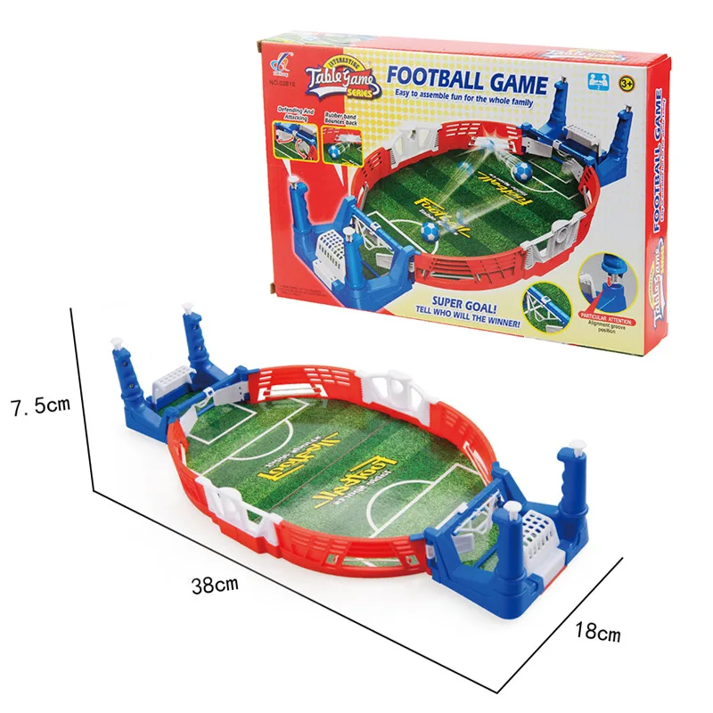 Mini Table Sports Football Soccer Arcade Party Spil Dobbelt Kamp Interaktivt Legetøj til børn Børn Voksne 2